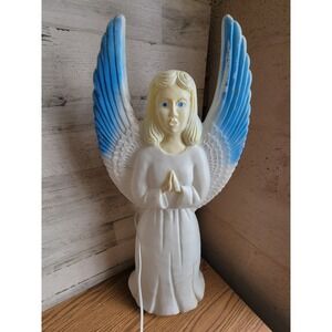 Vintage union angel blue wing slow mold religious Xmas home decor lawn